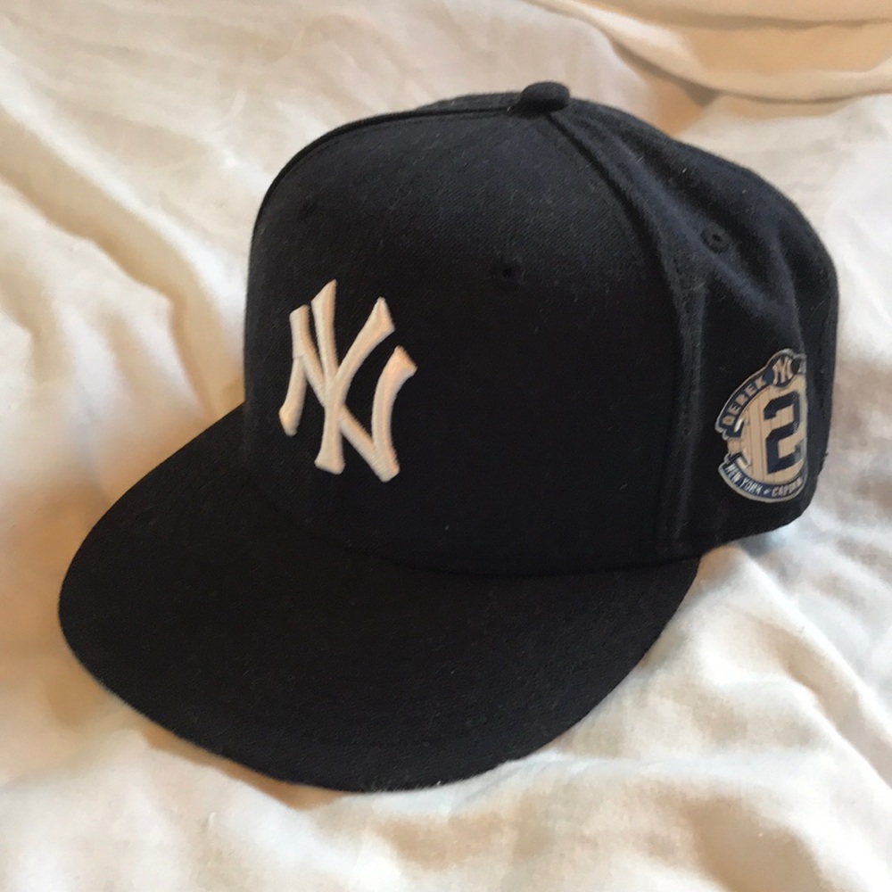 Derek Jeter NY Yankees On Field Cap 7 1/4